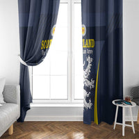 Scotland Football Window Curtain Scottish Lion Rampant Tartan Fan - Wonder Print Shop