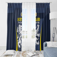 Scotland Football Window Curtain Scottish Lion Rampant Tartan Fan - Wonder Print Shop