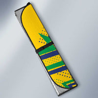 Custom Brazil Football Spirit Auto Sun Shade Selecao Canarinho Sporty Style - Wonder Print Shop