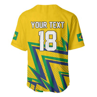 Custom Brazil Football Spirit Baseball Jersey Selecao Canarinho Sporty Style - Wonder Print Shop