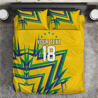 Custom Brazil Football Spirit Bedding Set Selecao Canarinho Sporty Style - Wonder Print Shop