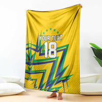 Custom Brazil Football Spirit Blanket Selecao Canarinho Sporty Style - Wonder Print Shop