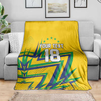 Custom Brazil Football Spirit Blanket Selecao Canarinho Sporty Style - Wonder Print Shop