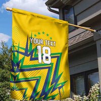 Custom Brazil Football Spirit Garden Flag Selecao Canarinho Sporty Style - Wonder Print Shop