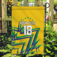 Custom Brazil Football Spirit Garden Flag Selecao Canarinho Sporty Style - Wonder Print Shop