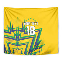 Custom Brazil Football Spirit Tapestry Selecao Canarinho Sporty Style - Wonder Print Shop