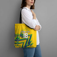 Custom Brazil Football Spirit Tote Bag Selecao Canarinho Sporty Style - Wonder Print Shop