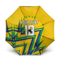 Custom Brazil Football Spirit Umbrella Selecao Canarinho Sporty Style - Wonder Print Shop