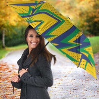 Custom Brazil Football Spirit Umbrella Selecao Canarinho Sporty Style - Wonder Print Shop