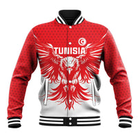 Custom Tunisia Football Baseball Jacket Eagles of Carthage Spirit - Wonder Print Shop