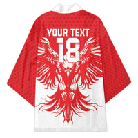 Custom Tunisia Football Kimono Eagles of Carthage Spirit - Wonder Print Shop