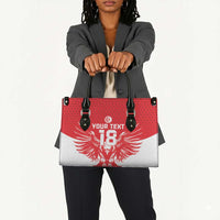Custom Tunisia Football Leather Bag Eagles of Carthage Spirit - Wonder Print Shop