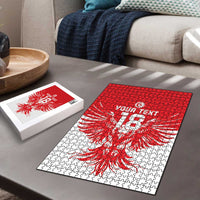 Custom Tunisia Football Puzzle Eagles of Carthage Spirit - Wonder Print Shop