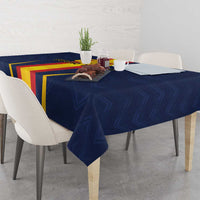 Custom Spain Football Tablecloth La Roja With Carnation Pattern