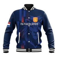 Netherlands Football Baseball Jacket Lion Head Simply Het Nederlands Elftal