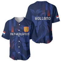 Netherlands Football Baseball Jersey Lion Head Simply Het Nederlands Elftal