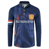 Netherlands Football Button Sweatshirt Lion Head Simply Het Nederlands Elftal