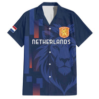 Netherlands Football Family Matching Off The Shoulder Long Sleeve Dress and Hawaiian Shirt Lion Head Simply Het Nederlands Elftal