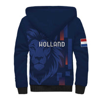 Netherlands Football Sherpa Hoodie Lion Head Simply Het Nederlands Elftal