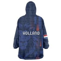Netherlands Football Wearable Blanket Hoodie Lion Head Simply Het Nederlands Elftal