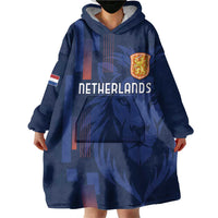 Netherlands Football Wearable Blanket Hoodie Lion Head Simply Het Nederlands Elftal