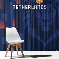 Netherlands Football Window Curtain Lion Head Simply Het Nederlands Elftal