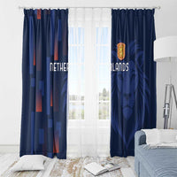Netherlands Football Window Curtain Lion Head Simply Het Nederlands Elftal