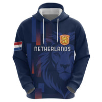 Netherlands Football Zip Hoodie Lion Head Simply Het Nederlands Elftal