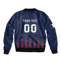 Custom France Football Bomber Jacket Les Bleus Gallic Rooster