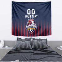 Custom France Football Tapestry Les Bleus Gallic Rooster