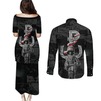 Warsaw Uprising 1944 Couples Matching Puletasi and Long Sleeve Button Shirt Polska Walczy WWII Insurrectionist