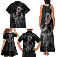 Warsaw Uprising 1944 Family Matching Tank Maxi Dress and Hawaiian Shirt Polska Walczy WWII Insurrectionist