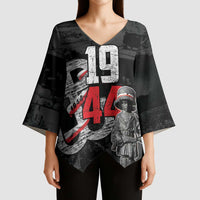 Warsaw Uprising 1944 Kimono Sleeve Blouse Polska Walczy WWII Insurrectionist