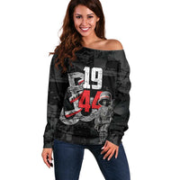 Warsaw Uprising 1944 Off Shoulder Sweater Polska Walczy WWII Insurrectionist