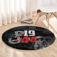Warsaw Uprising 1944 Round Carpet Polska Walczy WWII Insurrectionist