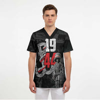Warsaw Uprising 1944 Scrub Top Polska Walczy WWII Insurrectionist