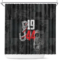 Warsaw Uprising 1944 Shower Curtain Polska Walczy WWII Insurrectionist