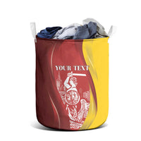 Warsaw Capital of Poland Personalized Laundry Basket Syrenka Warszawska Sporty Style
