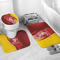 Warsaw Capital of Poland Personalized Bathroom Set Syrenka Warszawska Sporty Style