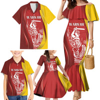 Warsaw Capital of Poland Personalized Family Matching Mermaid Dress and Hawaiian Shirt Syrenka Warszawska Sporty Style