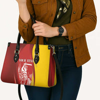 Warsaw Capital of Poland Personalized Leather Bag Syrenka Warszawska Sporty Style