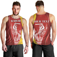 Warsaw Capital of Poland Personalized Men Tank Top Syrenka Warszawska Sporty Style