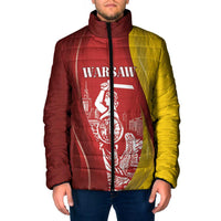 Warsaw Capital of Poland Personalized Padded Jacket Syrenka Warszawska Sporty Style