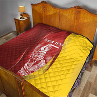 Warsaw Capital of Poland Personalized Quilt Syrenka Warszawska Sporty Style