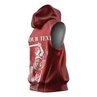 Warsaw Capital of Poland Personalized Sleeveless Hoodie Syrenka Warszawska Sporty Style