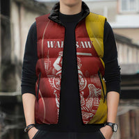 Warsaw Capital of Poland Personalized Sleeveless Puffer Jacket Syrenka Warszawska Sporty Style