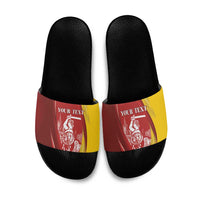 Warsaw Capital of Poland Personalized Slide Sandals Syrenka Warszawska Sporty Style