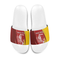Warsaw Capital of Poland Personalized Slide Sandals Syrenka Warszawska Sporty Style