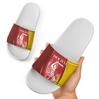 Warsaw Capital of Poland Personalized Slide Sandals Syrenka Warszawska Sporty Style