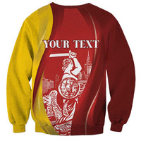 Warsaw Capital of Poland Personalized Sweatshirt Syrenka Warszawska Sporty Style